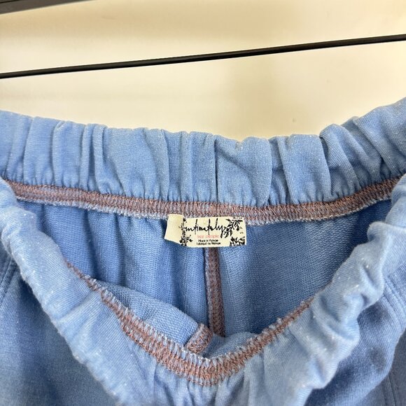 FREE PEOPLE x Intimately Dont Wait Up Lounge Pant in Harbor Combo Size Small - Picture 6 of 10